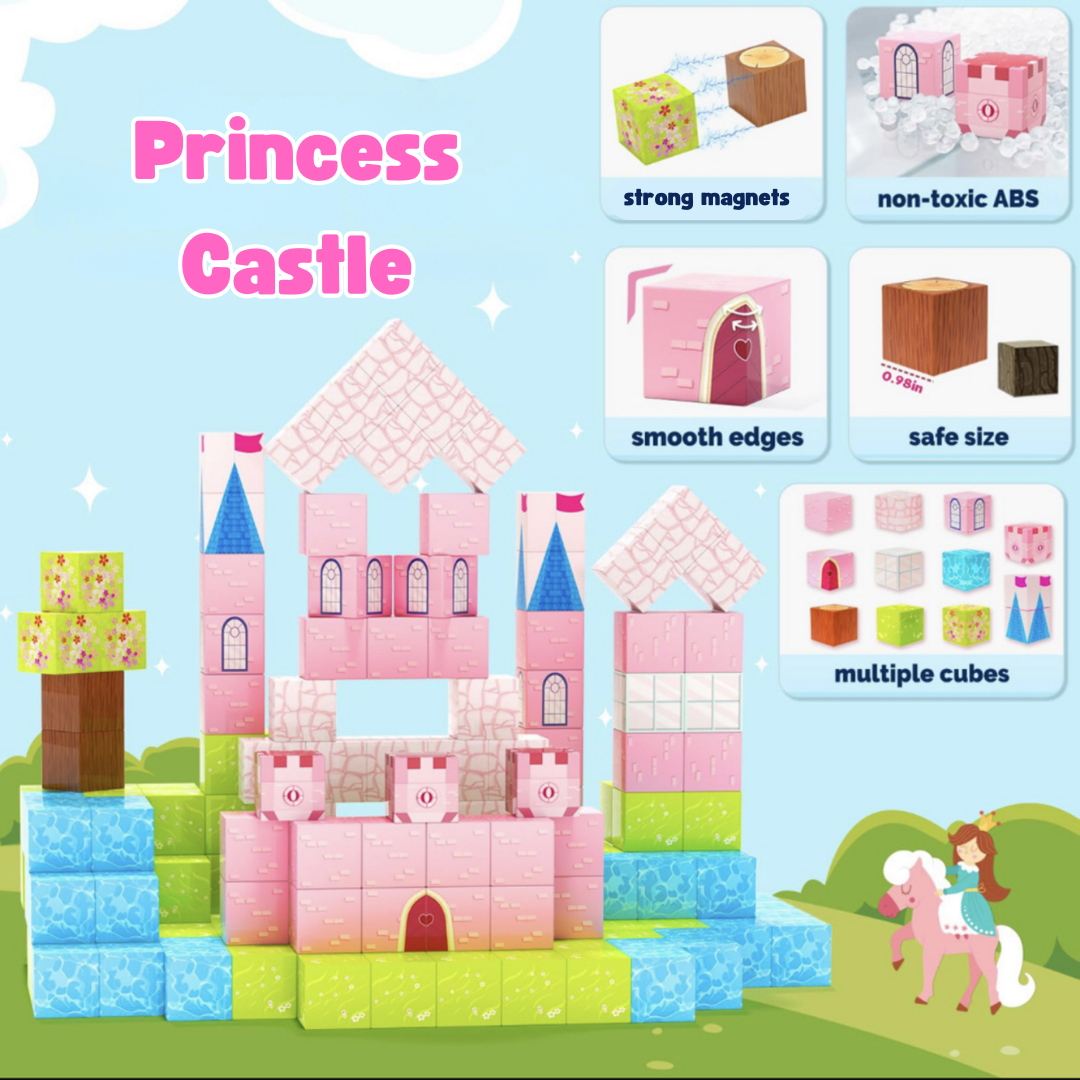 Magnectic Blocks - Princess Theme 72 pieces