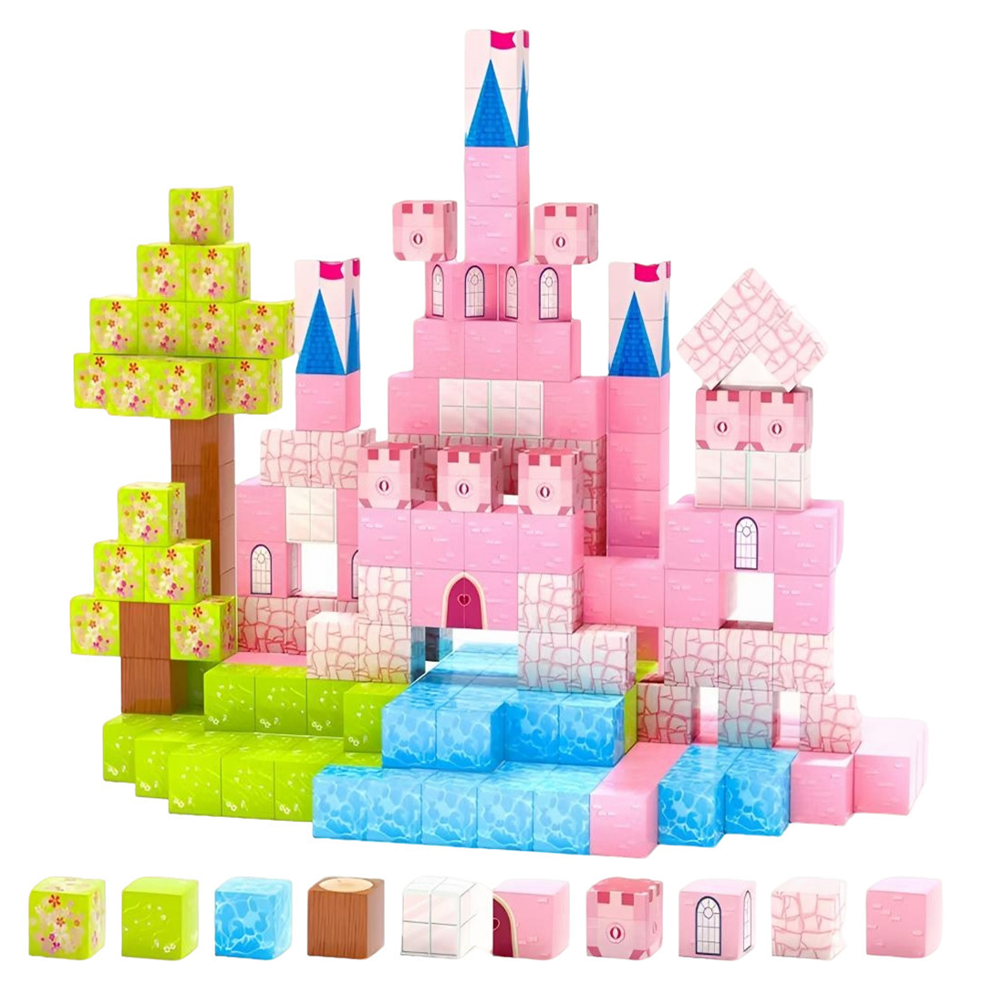 Magnectic Blocks - Princess Theme 72 pieces